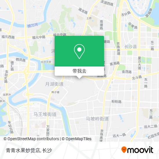 青青水果炒货店地图