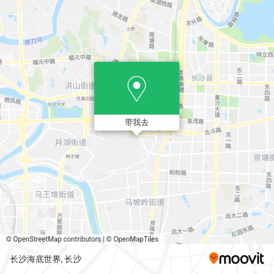 长沙海底世界地图