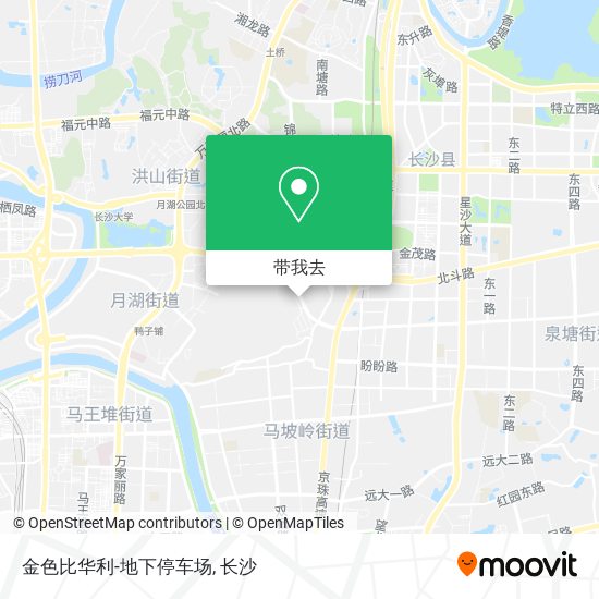 金色比华利-地下停车场地图