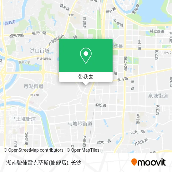 湖南骏佳雷克萨斯(旗舰店)地图