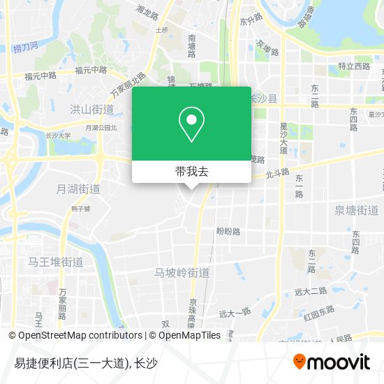 易捷便利店(三一大道)地图