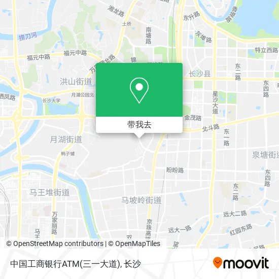 中国工商银行ATM(三一大道)地图