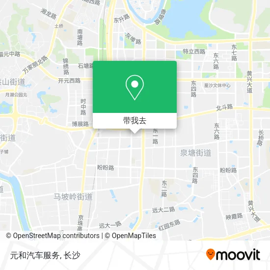 元和汽车服务地图