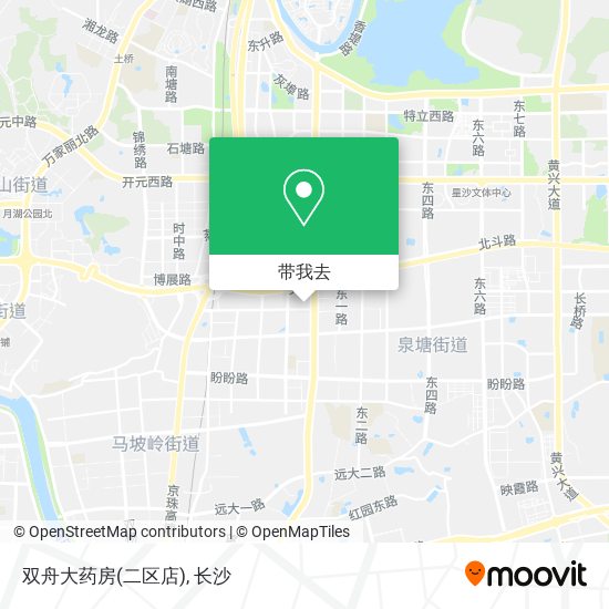 双舟大药房(二区店)地图