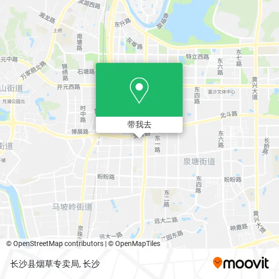 长沙县烟草专卖局地图