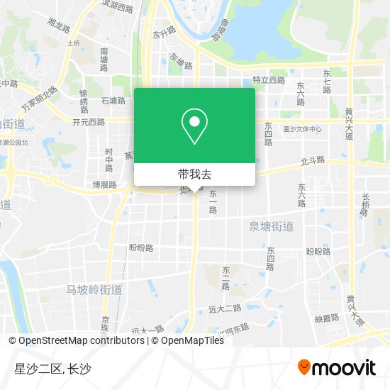 星沙二区地图