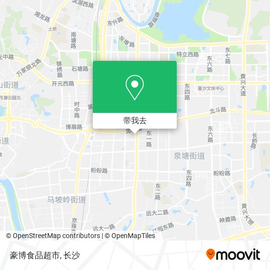 豪博食品超市地图