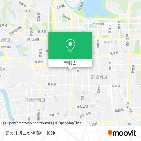 元久佳进口红酒商行地图