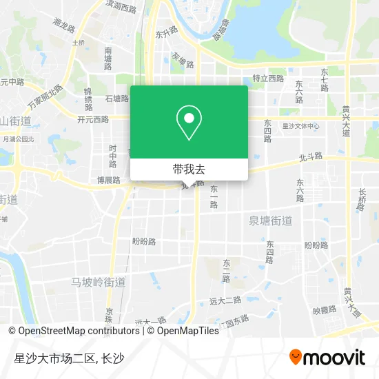 星沙大市场二区地图