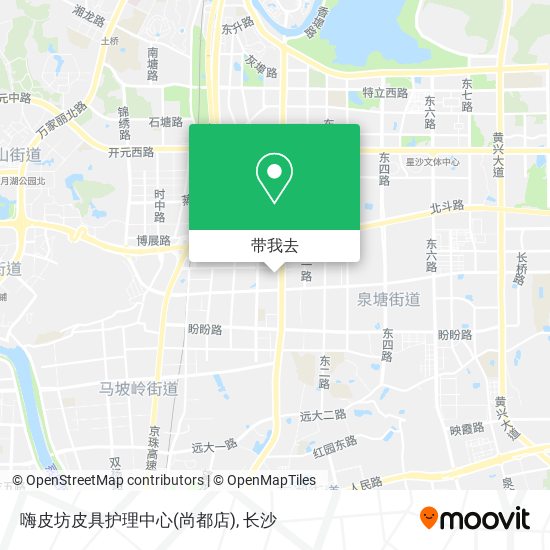 嗨皮坊皮具护理中心(尚都店)地图