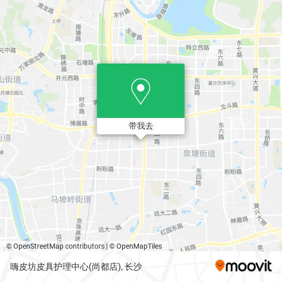 嗨皮坊皮具护理中心(尚都店)地图