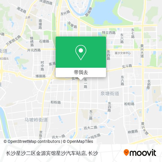 长沙星沙二区金源宾馆星沙汽车站店地图