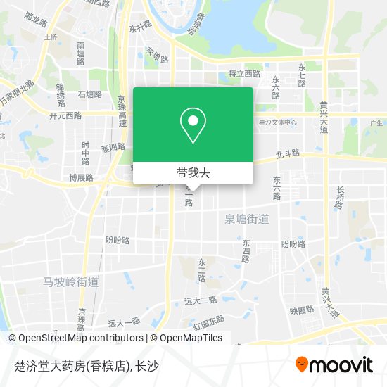 楚济堂大药房(香槟店)地图