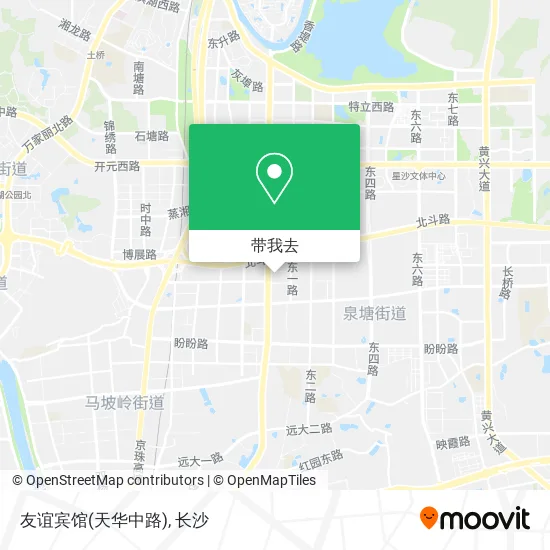 友谊宾馆(天华中路)地图