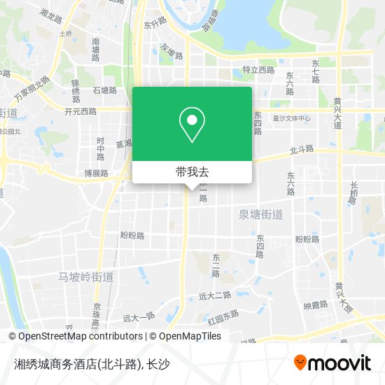 湘绣城商务酒店(北斗路)地图