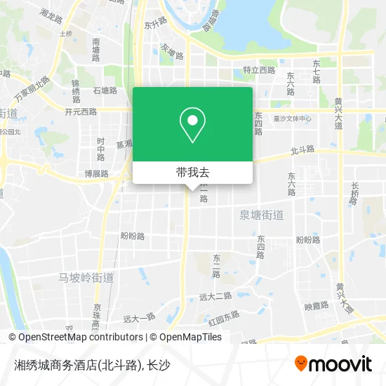 湘绣城商务酒店(北斗路)地图