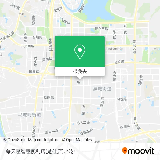 每天惠智慧便利店(楚佳店)地图