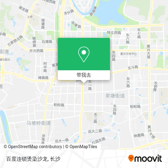 百度连锁烫染沙龙地图