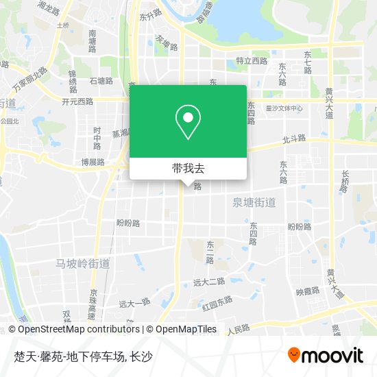 楚天·馨苑-地下停车场地图