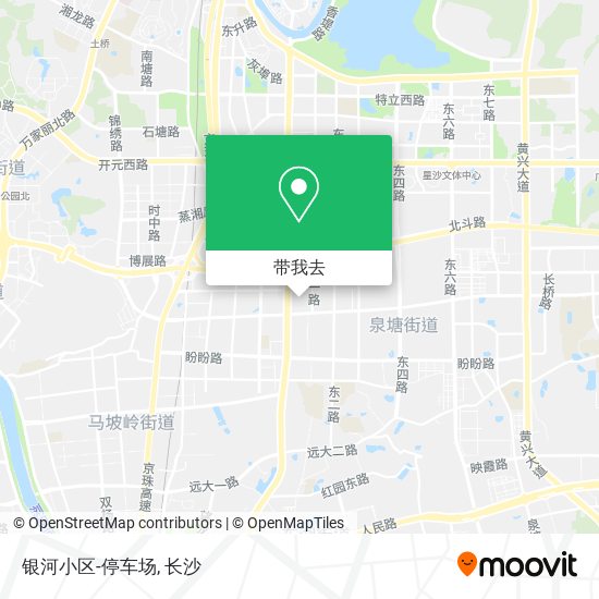 银河小区-停车场地图