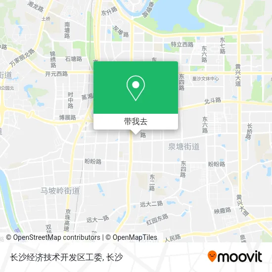 长沙经济技术开发区工委地图