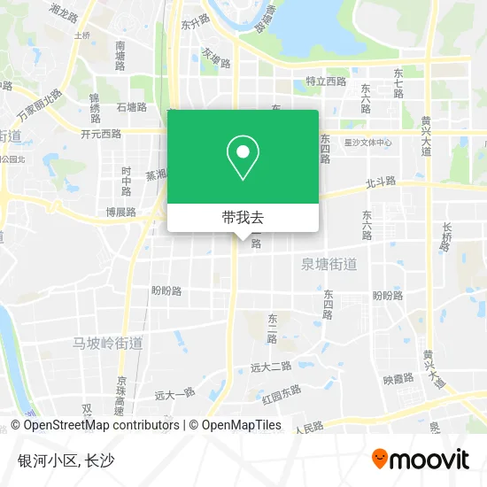 银河小区地图