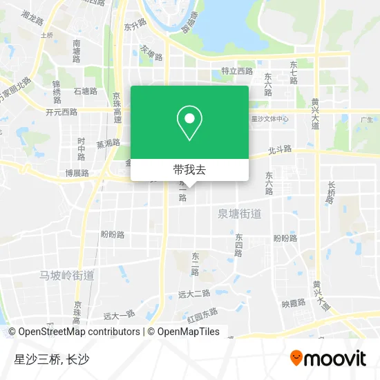 星沙三桥地图
