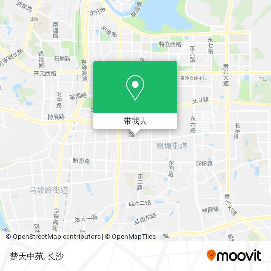 楚天中苑地图