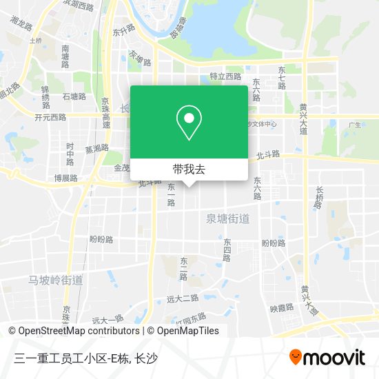 三一重工员工小区-E栋地图