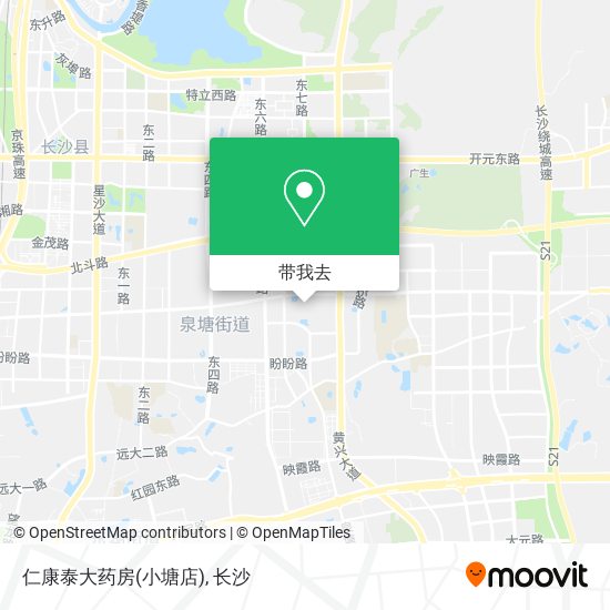 仁康泰大药房(小塘店)地图