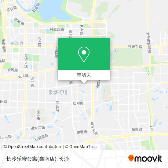 长沙乐蜜公寓(鑫南店)地图