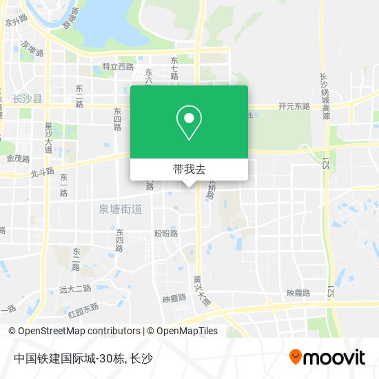 中国铁建国际城-30栋地图