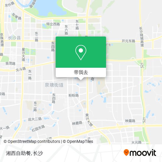 湘西自助餐地图