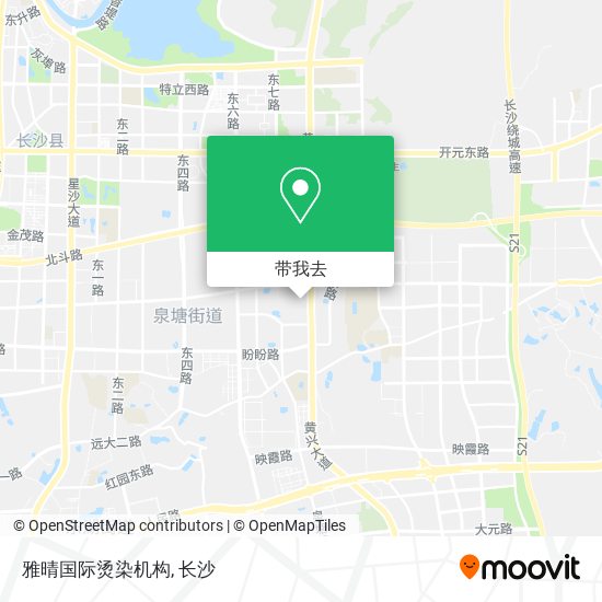 雅晴国际烫染机构地图