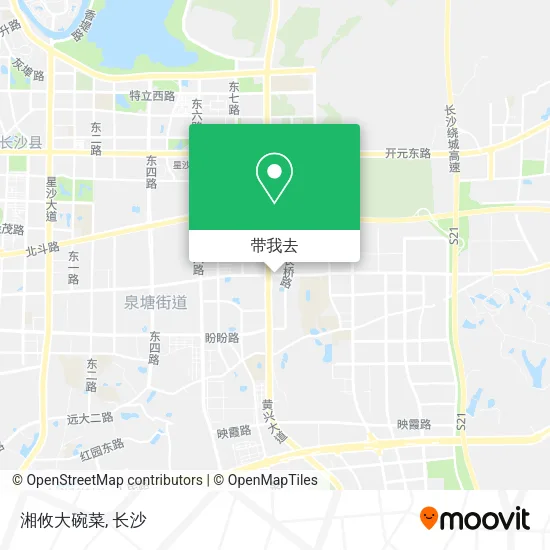 湘攸大碗菜地图