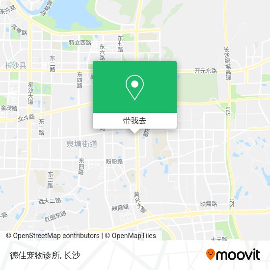 德佳宠物诊所地图