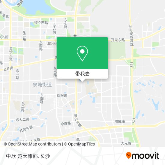 中欣·楚天雅郡地图