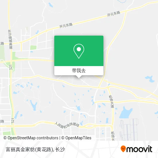 富丽真金家纺(黄花路)地图