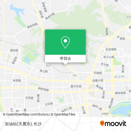 加油站(天麓东)地图