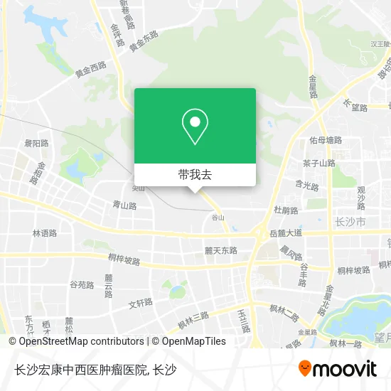 长沙宏康中西医肿瘤医院地图