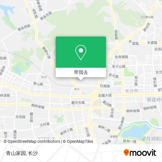 青山家园地图