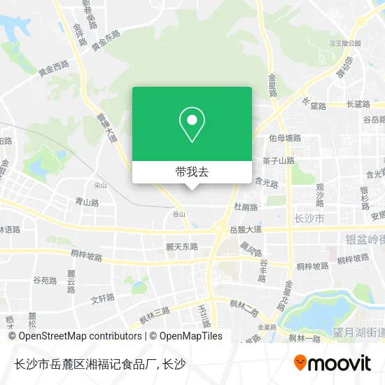 长沙市岳麓区湘福记食品厂地图