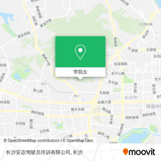长沙安达驾驶员培训有限公司地图