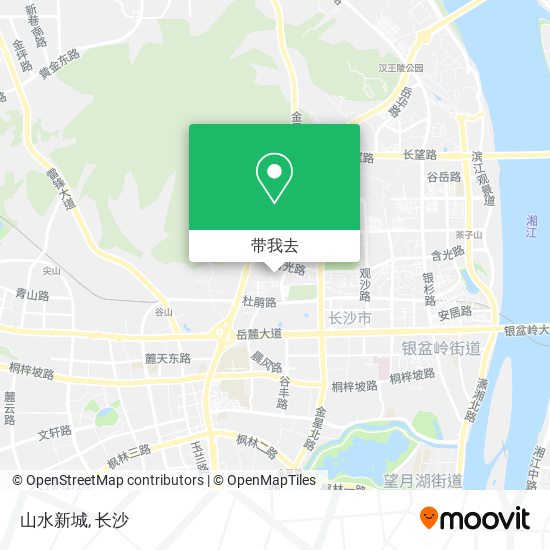 山水新城地图