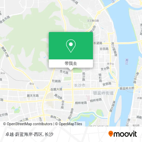 卓越·蔚蓝海岸-西区地图