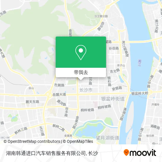 湖南韩通进口汽车销售服务有限公司地图