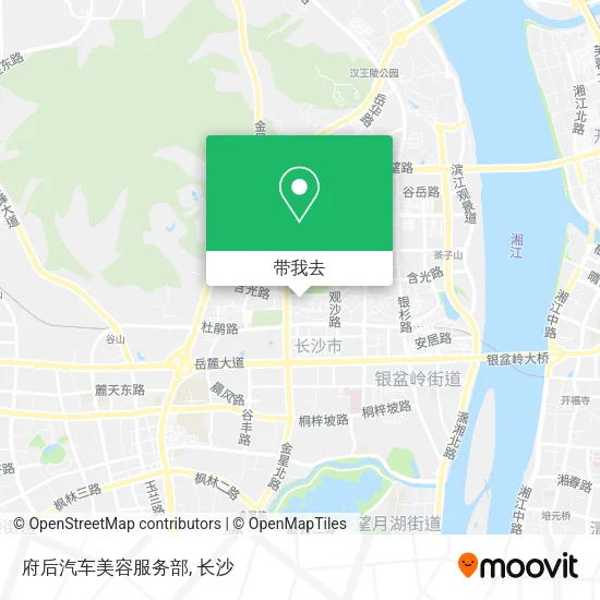 府后汽车美容服务部地图
