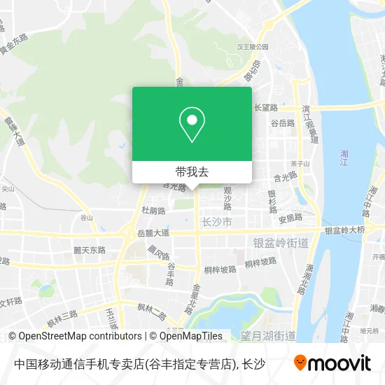 中国移动通信手机专卖店(谷丰指定专营店)地图