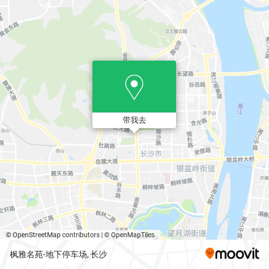 枫雅名苑-地下停车场地图