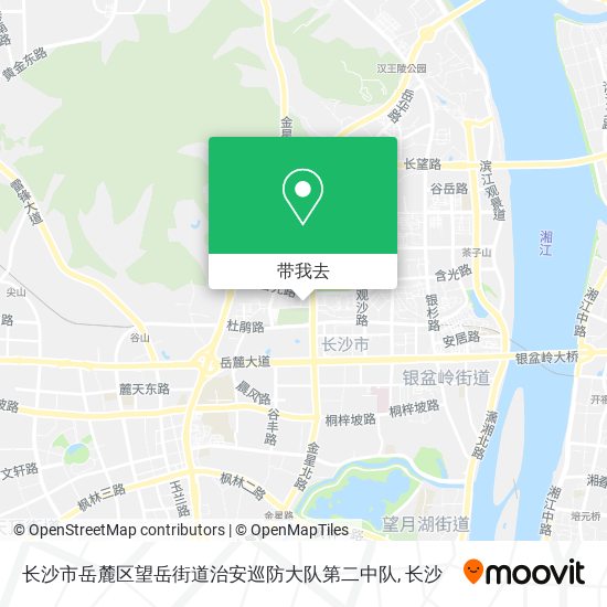 长沙市岳麓区望岳街道治安巡防大队第二中队地图